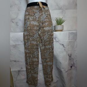 NWT Kenar Sleep Animal Print Pajama Pants. High Rise Relaxed Fit Large
